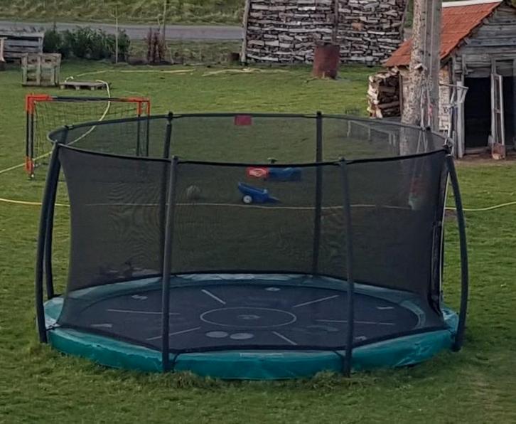 Complete BERG Onderdelenset (430cm) + NIEUW Afdekzeil!, Kinderen en Baby's, Speelgoed | Buiten | Trampolines, Gebruikt, Ophalen