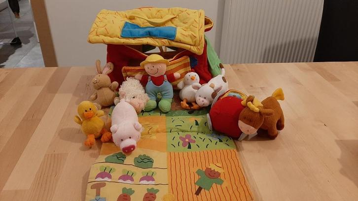 Lilitputiens boederij met diertjes, Kinderen en Baby's, Speelgoed |Speelgoedvoertuigen, Zo goed als nieuw, Ophalen of Verzenden