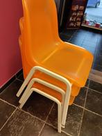 Chaises colorées empilables, Nieuw, Vijf, Zes of meer stoelen, Metaal, Chaise coque