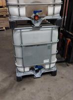 IBC wit 600liter (klein 120x 80) europallet formaat, 150 litres ou plus, Enlèvement, Utilisé, Avec robinet