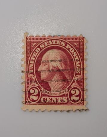 Uniek postzegel van united states postage(Washington) 