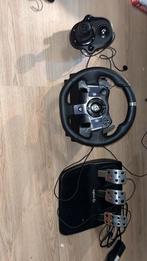 Logitech stuur en pedalen en schakel pook, Enlèvement, Comme neuf