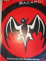 BACARDI  RETRO POSTER GROOT 120CM X 86,5CM JAREN 90, Ophalen, Gebruikt, Reclamebord