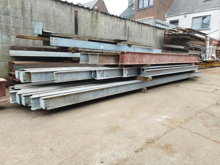 Metalen HEA - HEB - HEM - IPE - IPN - U profielen - poutrel, Doe-het-zelf en Bouw, Metalen, Gebruikt, IJzer, Ophalen