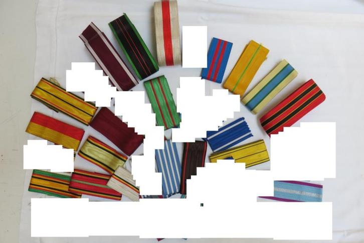 Rubans pour décorations belges, Collections, Objets militaires | Général, Autres, Enlèvement ou Envoi