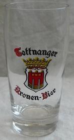 Bierglas Merk Tettnanger - Kronen Bier, 0,3L, 1 stuks, 1960s, Verzamelen, Ophalen of Verzenden, Gebruikt, Glas of Glazen, Overige merken