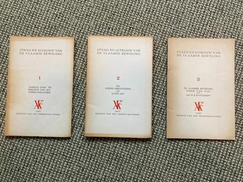 Stand en uitbouw van de Vlaamse beweging 1-3, Boeken, Geschiedenis | Nationaal, Gelezen, 20e eeuw of later, Ophalen of Verzenden