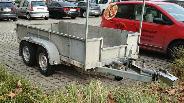 Aanhangwagen TE HUUR, Auto diversen, Aanhangers en Bagagewagens, Gebruikt, Ophalen