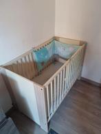 Lit à barreaux bébé 60x120 beige hiboux, Ophalen