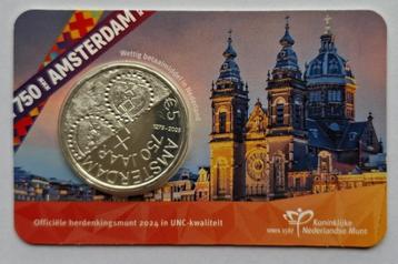 Nederland 5 euro 2024 750 jaar Amsterdam [coincard] beschikbaar voor biedingen