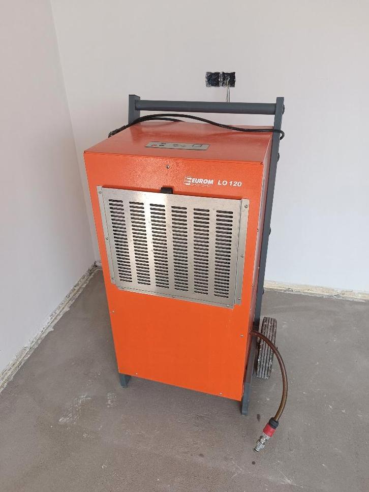 Bouwdroger  850m3/h Eurom LO120 Te Huur/Te koop, Bricolage & Construction, Ventilation & Extraction, Comme neuf, Ventilateur et Extracteur