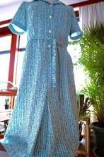 speciaal groen blauw vintage dressing jurk, Kleding | Dames, Maat 38/40 (M), Overige kleuren, Vintage Dressing, Ophalen of Verzenden