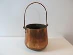 Koperen ketel/emmer handgesmeed 19e eeuw, Antiek en Kunst, Ophalen of Verzenden
