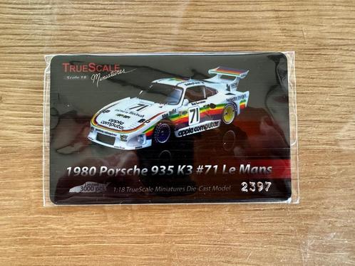 Truescale Porsche 1:18 - 935K3 Team Dick Barbour Racing #71, Hobby en Vrije tijd, Modelauto's | 1:18, Zo goed als nieuw, Auto