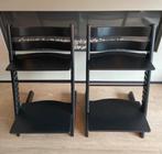 Tripp trapp stokke zwart nieuwstaat triptrap kinderstoel, Ophalen of Verzenden, Nieuw, Meegroeistoel, Gordel(s)