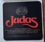 bierviltje "JUDAS", Ophalen of Verzenden, Gebruikt, Viltje(s)