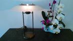 Vintage tafellamp bureaulamp industrieel design 50cm, Huis en Inrichting, Lampen | Tafellampen, Ophalen, Gebruikt, Glas, Industrieel