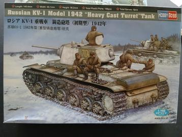 Hobby Boss (84813): KV-I (Model 1942) om 1:48 beschikbaar voor biedingen