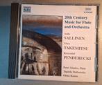 Cd. 20 th century music for flute and Orchestra., Cd's en Dvd's, Cd's | Klassiek, Ophalen of Verzenden, Zo goed als nieuw