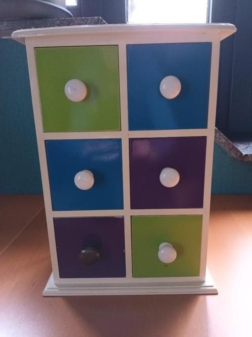 grappig, leuk én handig ladekastje, Huis en Inrichting, Woonaccessoires | Prullenbakken, Zo goed als nieuw, Overige materialen