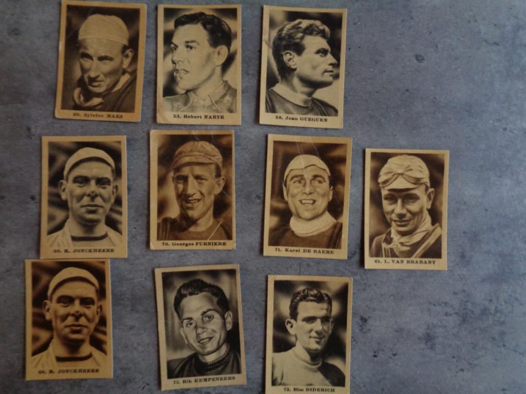 WIELRENNERS PARADE 50S Wielrenners prenten 10X, Verzenden