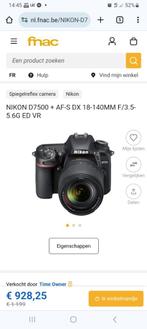 Nikon d7500, Comme neuf, Enlèvement
