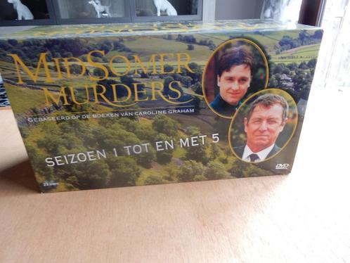 nr.301 - Dvd box midsumer murders s1 tot en met S5, Cd's en Dvd's, Dvd's | Tv en Series, Zo goed als nieuw, Thriller, Ophalen of Verzenden