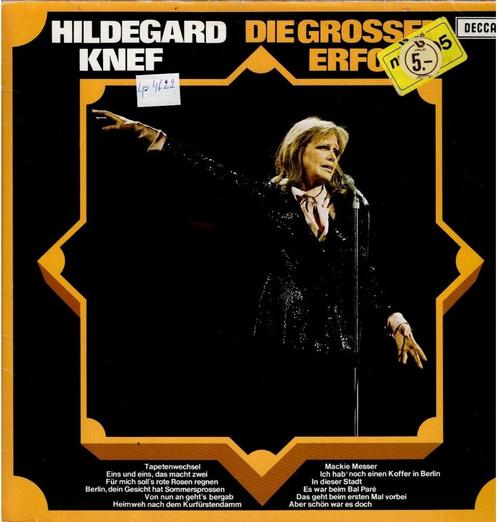 Vinyl, LP   -   Hildegard Knef – Die Grossen Erfolge, Cd's en Dvd's, Vinyl | Overige Vinyl, Overige formaten, Ophalen of Verzenden
