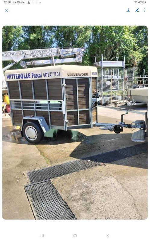 Aanhangwagen Tack,vee- of dierenvervoer, Auto diversen, Aanhangwagen-onderdelen, Gebruikt, Ophalen