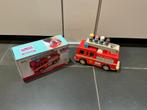 Camion de pompiers en bois, Enlèvement, Comme neuf, Jouet à Pousser ou Tirer