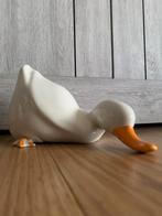Wit vintage keramiek beeld eend, Enlèvement