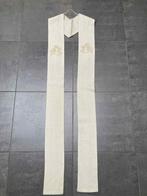 Witte stola priester met gouddraad, Antiek en Kunst, Ophalen of Verzenden