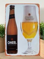 Metalen reclamebord Omer, Ophalen of Verzenden, Nieuw, Reclamebord, Plaat of Schild