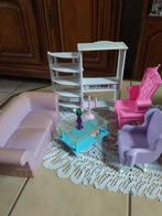 Canapé et meuble barbie ou poupée, Kinderen en Baby's, Ophalen of Verzenden, Gebruikt, Barbie