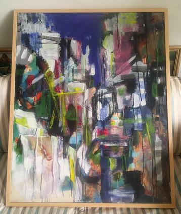 "Night in the City" 2005 - Nahum Suwarsita (1965 Indonesië) beschikbaar voor biedingen