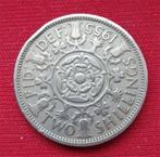 2 shillings 1955 afbeelding Elizabeth II, Ophalen of Verzenden, Losse munt