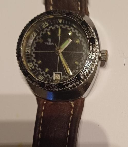 YEMA 1970 duikhorloge, Watersport en Boten, Duiken, Gebruikt, Overige typen, Ophalen of Verzenden