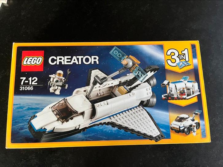 Lego Creator 3 in1 Spaceshuttle verkenner, Kinderen en Baby's, Speelgoed | Duplo en Lego, Zo goed als nieuw, Lego, Ophalen of Verzenden