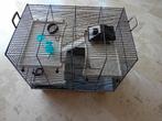 Hamsterkooi volledig met toebehoren, Animaux & Accessoires, Rongeurs & Lapins | Accessoires, Enlèvement ou Envoi, Comme neuf, Caisse ou Boîte de transport