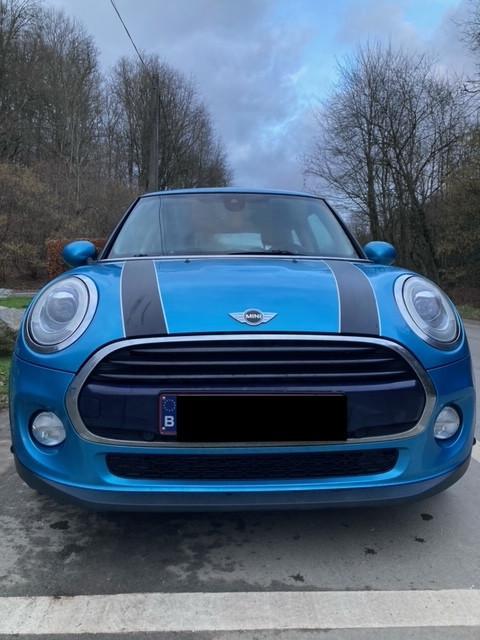 MINI Cooper D bleu 2017 Euro6, Auto's, Mini, Particulier, Cooper, Adaptive Cruise Control, Airbags, Airconditioning, Bluetooth