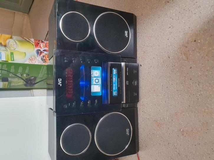 Jvc chaîne hi-fi, Audio, Tv en Foto, Stereoketens, Gebruikt, Cd-speler, Tuner of Radio, Speakers, JVC, Ophalen