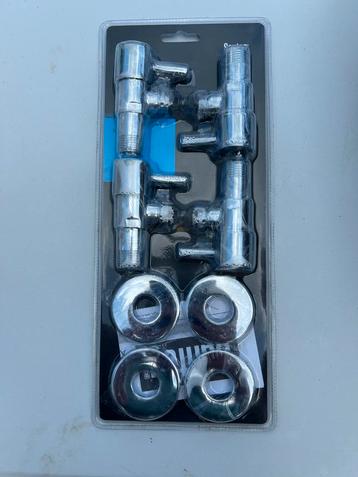 Santeg ‘Angle valves’ of schell-kraantjes (4 stuks) beschikbaar voor biedingen