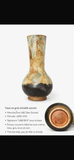 Vase en grès émaillée, Enlèvement