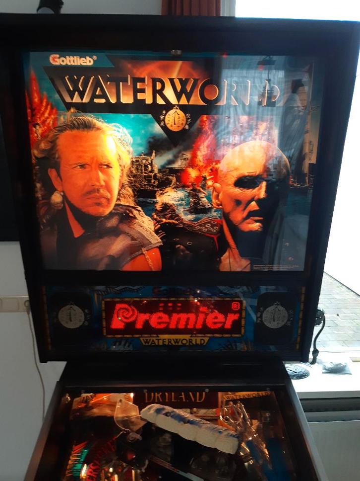 Flipperkast Waterworld, Verzamelen, Automaten | Flipperkasten, Gebruikt, Dot-matrix, Flipperkast, Gottlieb, Ophalen