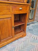 Teak xxxl buffetkast/vitrinekast GRATIS LEVERING, Huis en Inrichting, Kasten | Vitrinekasten, Ophalen of Verzenden, Zo goed als nieuw