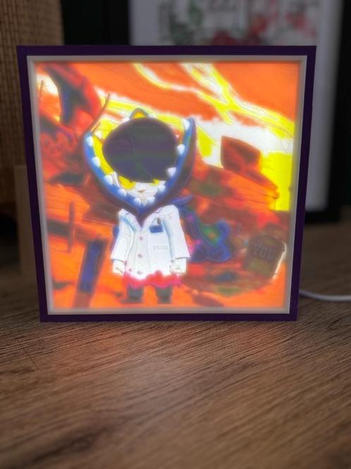 Edgar Brawl Stars Lithophane Lightbox (USB, LED, duurzaam), Huis en Inrichting, Woonaccessoires | Tekstborden en Spreuken, Nieuw