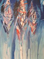 COMYN Christine "Compositie" kleurlitho, Enlèvement ou Envoi