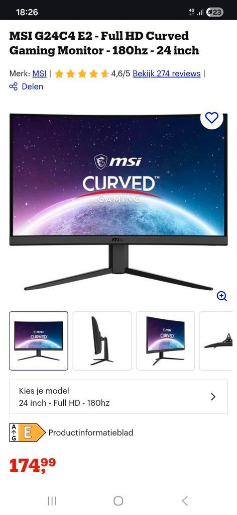 Moniteur de jeu, Informatique & Logiciels, Moniteurs, Comme neuf, 151 à 200 Hz, DisplayPort, HDMI, Gaming, Connexion casque, HD