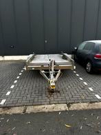 Autotrailer met trekker en rijplaten, Ophalen, Gebruikt