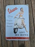 Vespa reclame platen, Verzamelen, Ophalen of Verzenden, Zo goed als nieuw